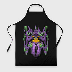 Фартук кулинарный Евангелион Модуль-01, цвет: 3D-принт