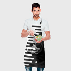 Фартук кулинарный Тоттенхэм Хотспур геометрия, цвет: 3D-принт — фото 2