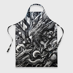 Фартук Abstraction cyber pattern - ai art fantasy