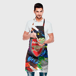 Фартук кулинарный Arsenal monster, цвет: 3D-принт — фото 2