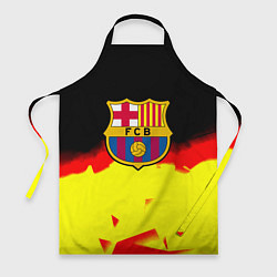 Фартук кулинарный Borussia абстракция золото геометрия, цвет: 3D-принт