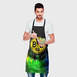 Фартук кулинарный Borussia градиент текстура, цвет: 3D-принт — фото 2