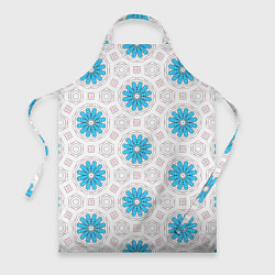 Фартук кулинарный Цветочно-геометрический узор, цвет: 3D-принт