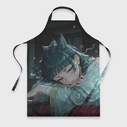 Фартук кулинарный Маомао с кошачьими ушками, цвет: 3D-принт