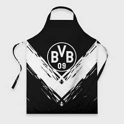 Фартук кулинарный Borussia белые краски линии, цвет: 3D-принт