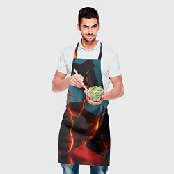 Фартук кулинарный Orange glow, цвет: 3D-принт — фото 2