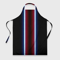 Фартук Color white blue red neon
