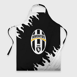 Фартук Juventus белый огонь текстура