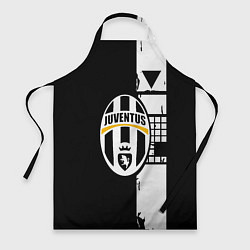 Фартук кулинарный Ювентус геометрия белая, цвет: 3D-принт