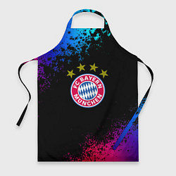 Фартук Бавария Мюнхен краски неон градиент