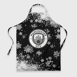 Фартук Манчестер сити снежинки новый год