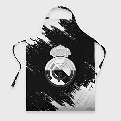 Фартук Реал Мадрид черно белые краски