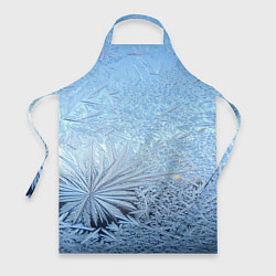 Фартук кулинарный Кристально-чистый морозный узор, цвет: 3D-принт