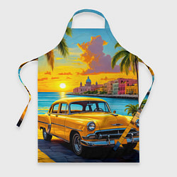 Фартук Золотой закат над набережной