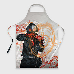 Фартук кулинарный Counter-Strike: SWAT, цвет: 3D-принт