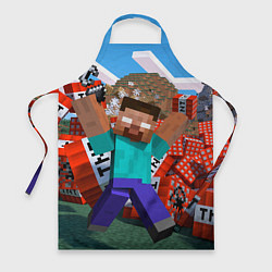 Фартук кулинарный Minecraft Man, цвет: 3D-принт