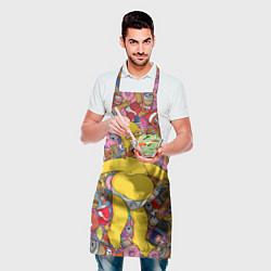 Фартук кулинарный Рай Гомера, цвет: 3D-принт — фото 2