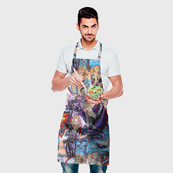 Фартук кулинарный Как у Мэтт Тейлора с девушками, цвет: 3D-принт — фото 2