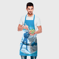 Фартук кулинарный Биатлон, цвет: 3D-принт — фото 2
