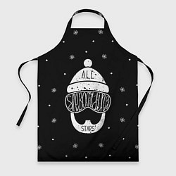 Фартук кулинарный Бородатый сноубордист, цвет: 3D-принт