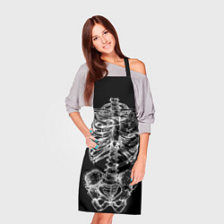 Фартук кулинарный Скелет, цвет: 3D-принт — фото 2