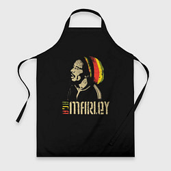 Фартук кулинарный Bob Marley, цвет: 3D-принт