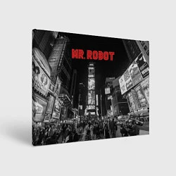 Холст прямоугольный Mr. Robot City, цвет: 3D-принт