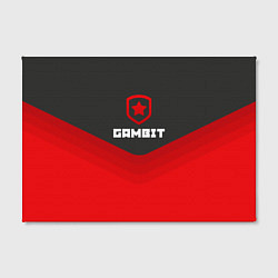 Холст прямоугольный Gambit Gaming Uniform, цвет: 3D-принт — фото 2
