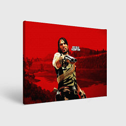 Холст прямоугольный Red Dead Redemption, цвет: 3D-принт