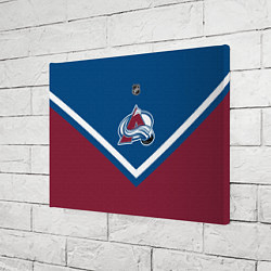 Холст прямоугольный NHL: Colorado Avalanche, цвет: 3D-принт — фото 2