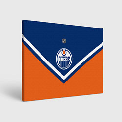 Холст прямоугольный NHL: Edmonton Oilers, цвет: 3D-принт
