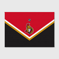 Холст прямоугольный NHL: Ottawa Senators, цвет: 3D-принт — фото 2