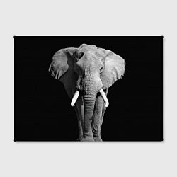 Холст прямоугольный Старый слон, цвет: 3D-принт — фото 2