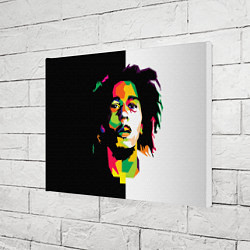 Холст прямоугольный Bob Marley: Colors, цвет: 3D-принт — фото 2