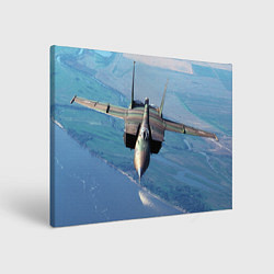 Холст прямоугольный МиГ-31, цвет: 3D-принт