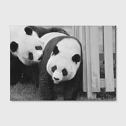 Холст прямоугольный Большая панда, цвет: 3D-принт — фото 2