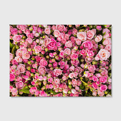 Холст прямоугольный Розовый рай, цвет: 3D-принт — фото 2