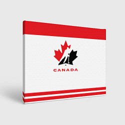 Холст прямоугольный Canada Team, цвет: 3D-принт