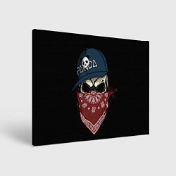 Холст прямоугольный Bandit Skull, цвет: 3D-принт