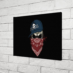 Холст прямоугольный Bandit Skull, цвет: 3D-принт — фото 2