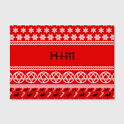 Холст прямоугольный Праздничный HIM, цвет: 3D-принт — фото 2
