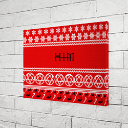 Холст прямоугольный Праздничный HIM, цвет: 3D-принт — фото 2