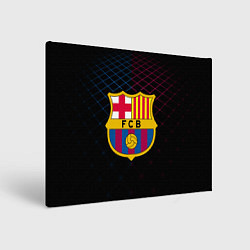 Холст прямоугольный FC Barcelona Lines, цвет: 3D-принт