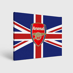 Холст прямоугольный FC Arsenal: England, цвет: 3D-принт