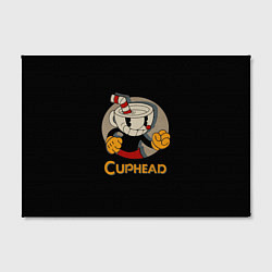 Холст прямоугольный Cuphead: Mugman, цвет: 3D-принт — фото 2