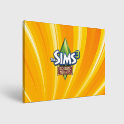 Холст прямоугольный The Sims: Roaring Heights, цвет: 3D-принт