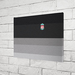Холст прямоугольный ФК Ливерпуль: Серый стиль цвета 3D-принт — фото 2