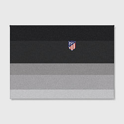 Холст прямоугольный ФК Атлетико Мадрид: Серый стиль, цвет: 3D-принт — фото 2