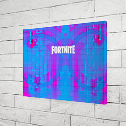 Холст прямоугольный Fortnite: Acid Neon, цвет: 3D-принт — фото 2