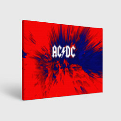 Картина прямоугольная AC/DC: Red & Blue